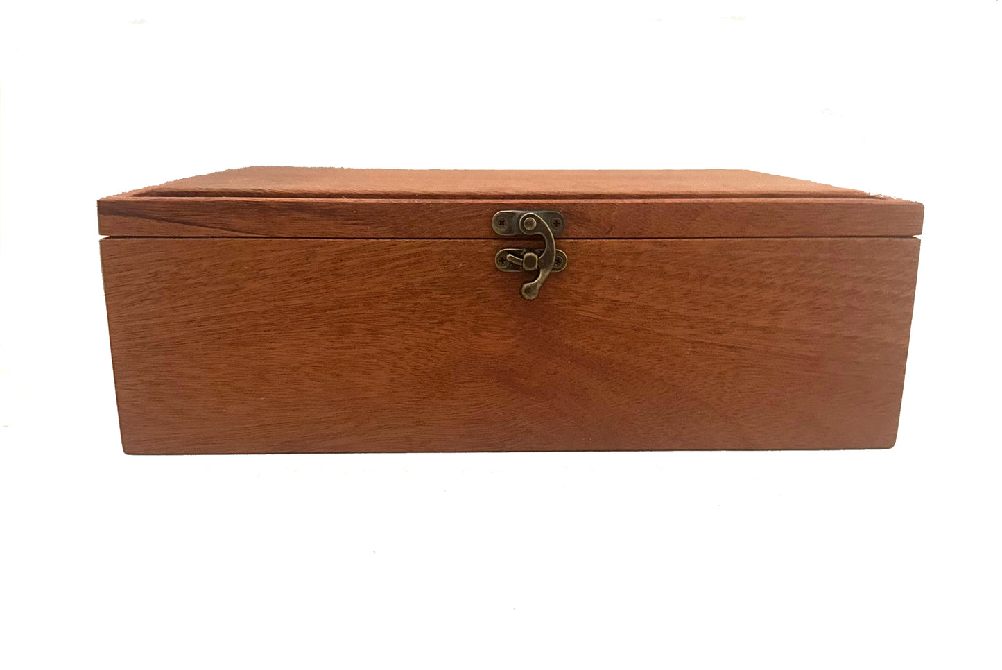 Caja de estudio de lujo - Caoba africana