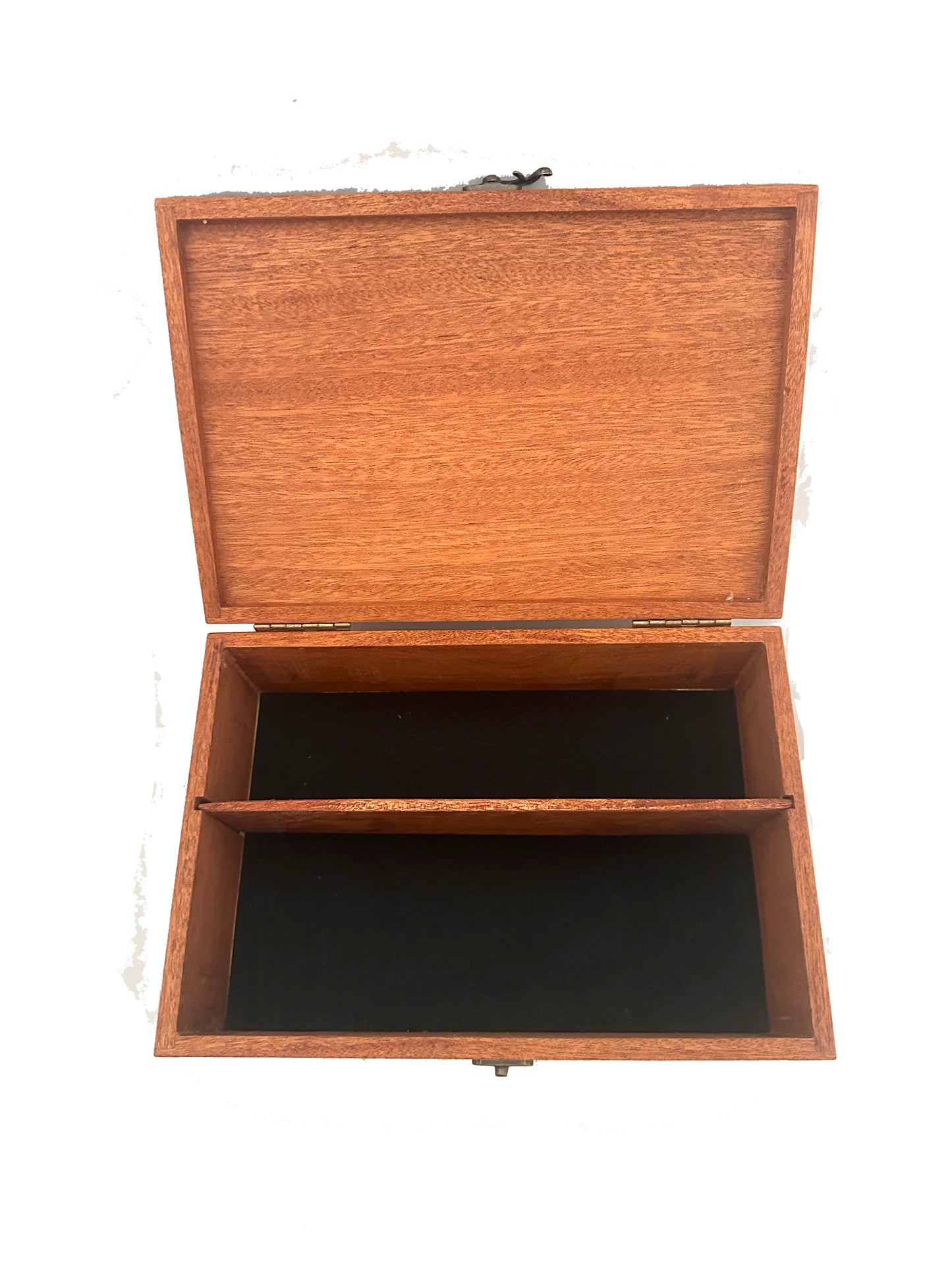 Caja de estudio de lujo - Caoba africana