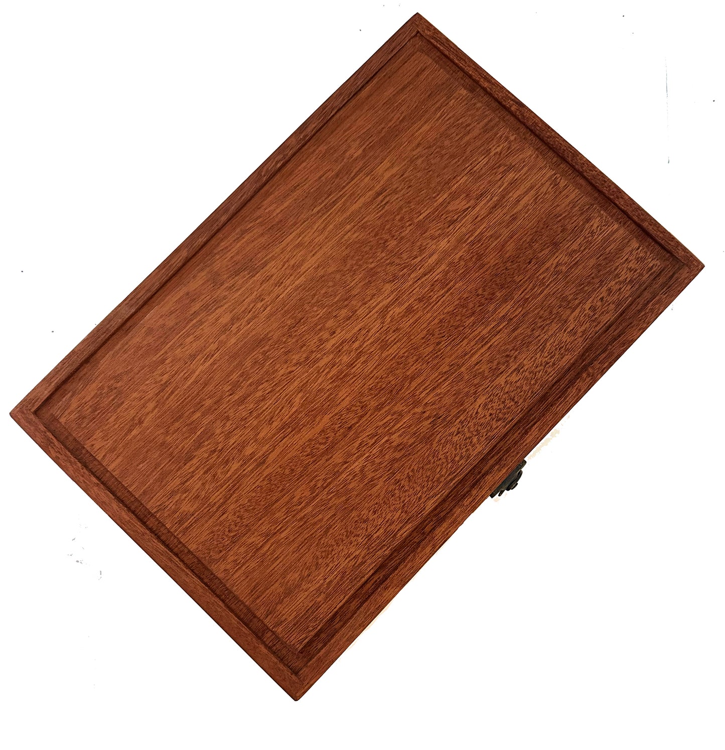 Caja de estudio de lujo - Caoba africana
