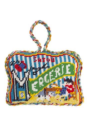 Sajou Needlepoint Puffie Kit - LITTLE GIRL REPAIRING HER DOLL
