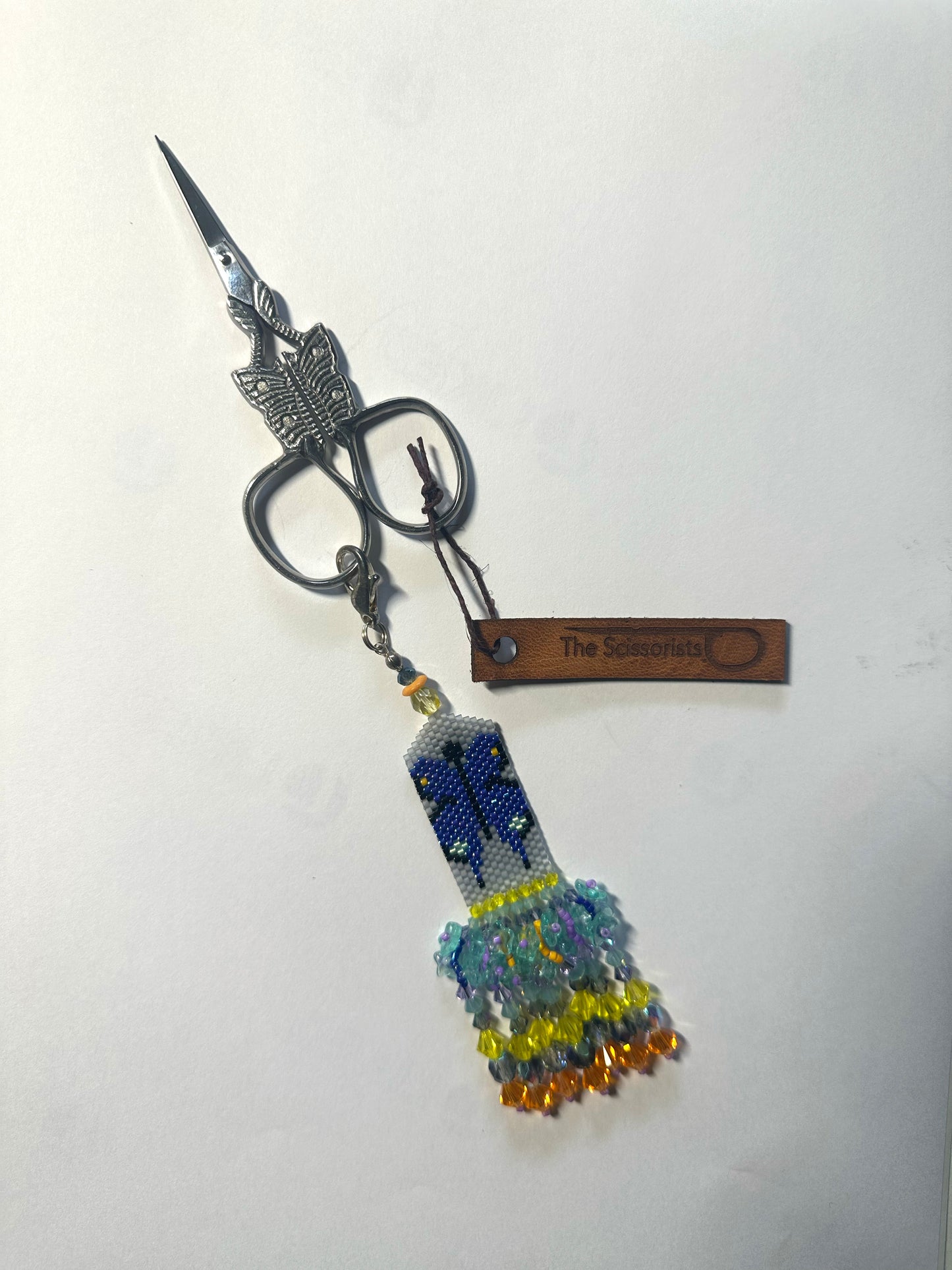 Stainless Butterfly Scissors with Fob Kit