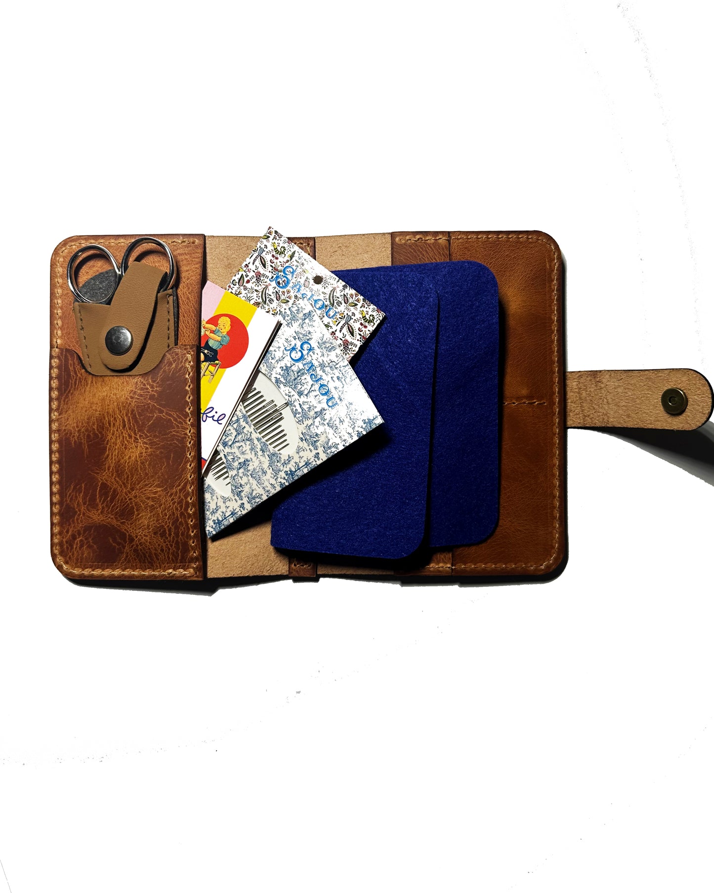 Wallet with Scissors, Needles, Pins and More!