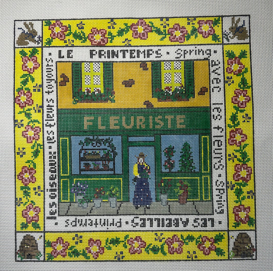 13 Mesh Canvas - French Florist Shop