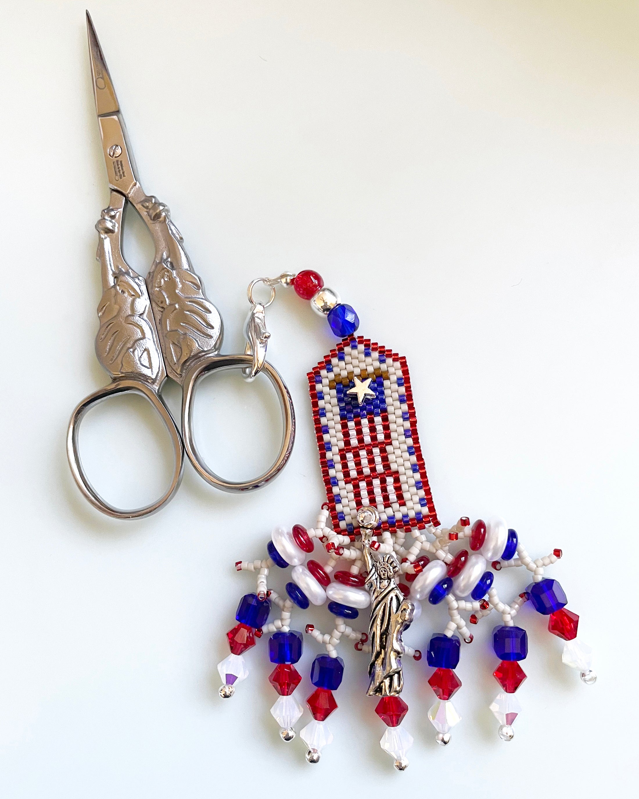 Lady Liberty Scissors with Fob Kit – The Scissorists & Friends