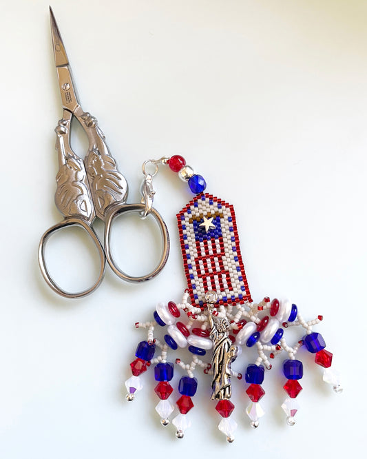 Lady Liberty Scissors with Fob Kit