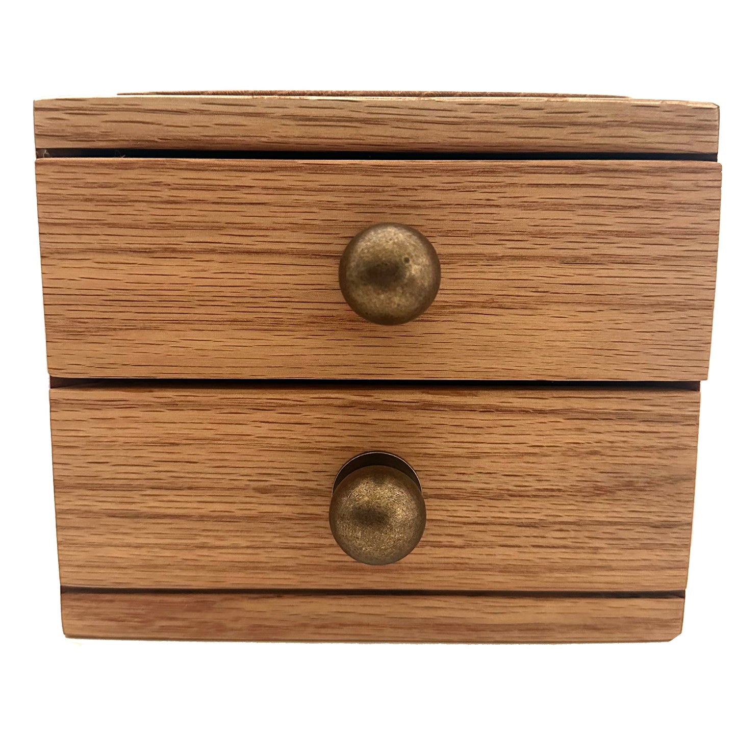 Two Drawer Chest - Red Oak, African Mahogany or Cherry