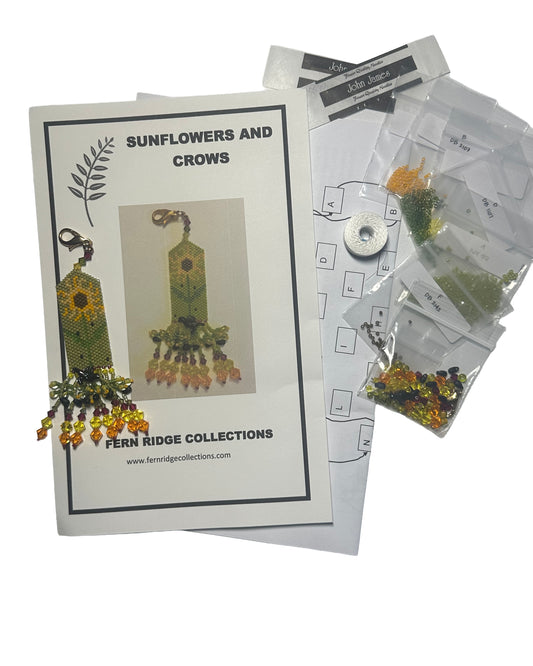Fob Kit - Sunflowers and Crows