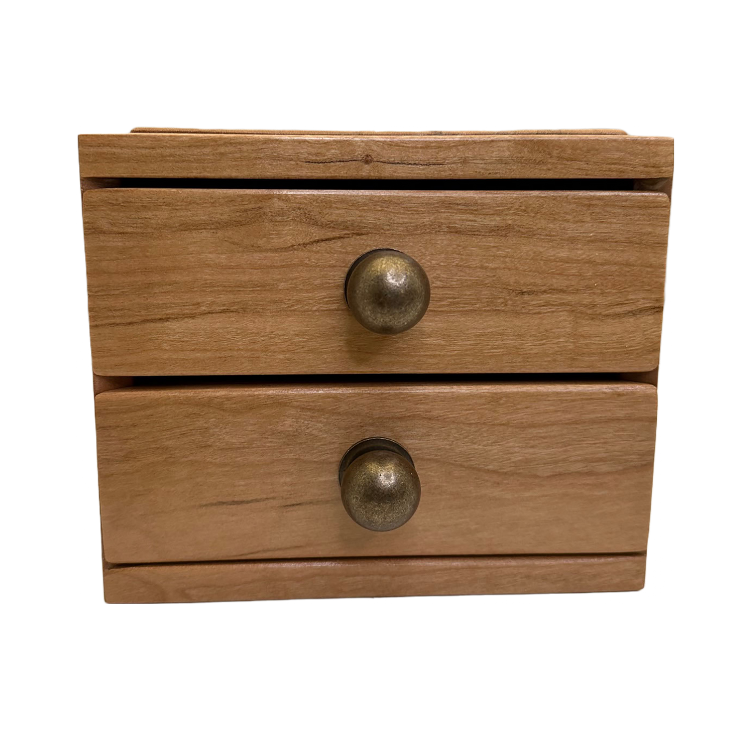 Two Drawer Chest - Red Oak, African Mahogany or Cherry