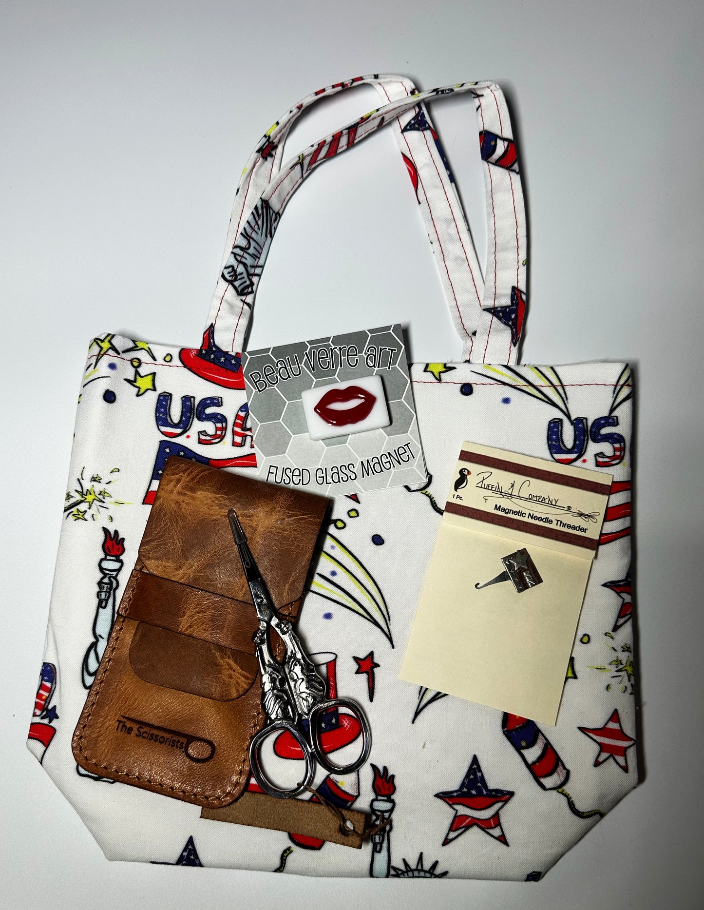 USA Tote Set with Lady Liberty and More!