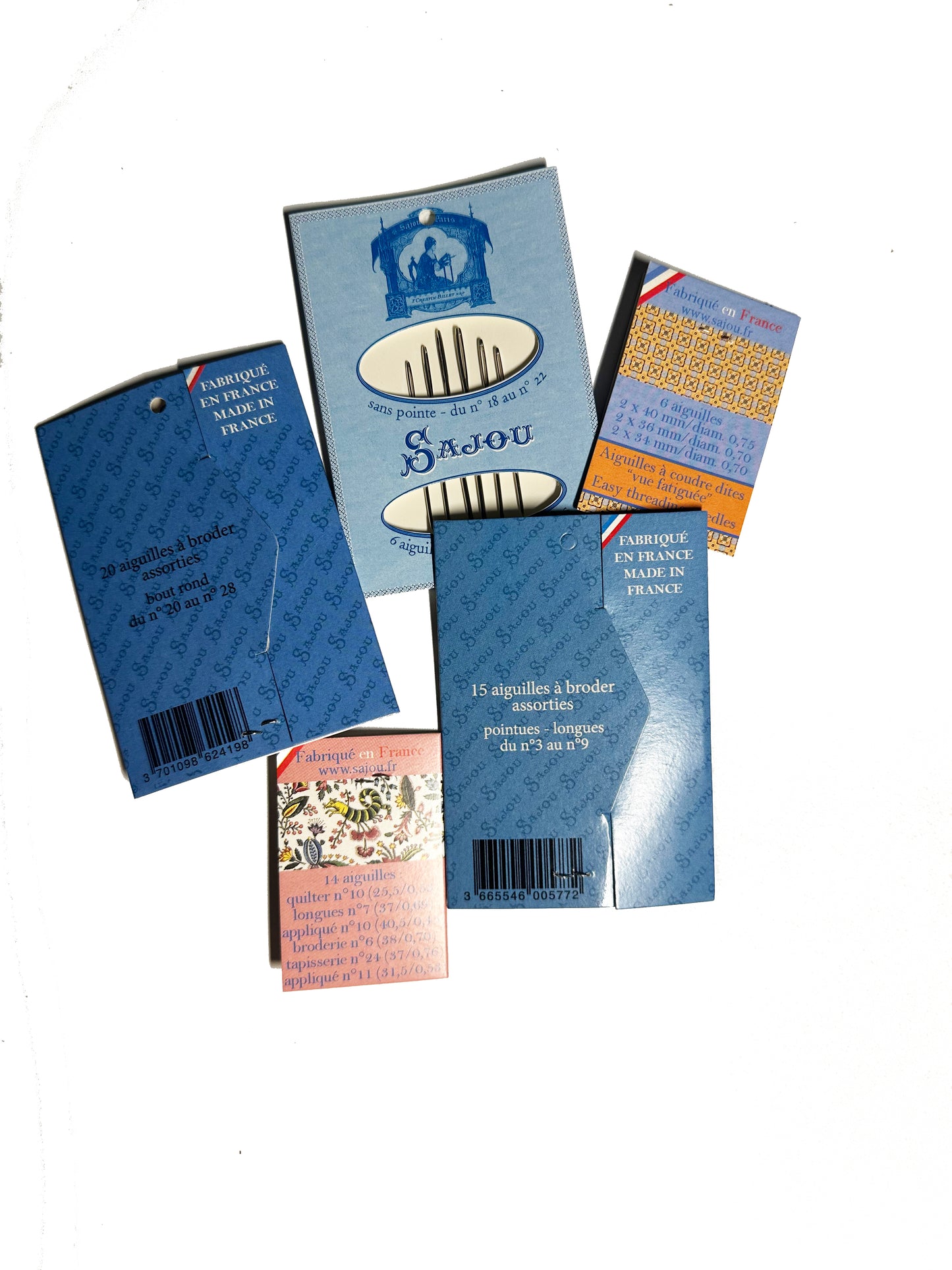 Victorian Needle Book with 5 Sets of Assorted Needles!