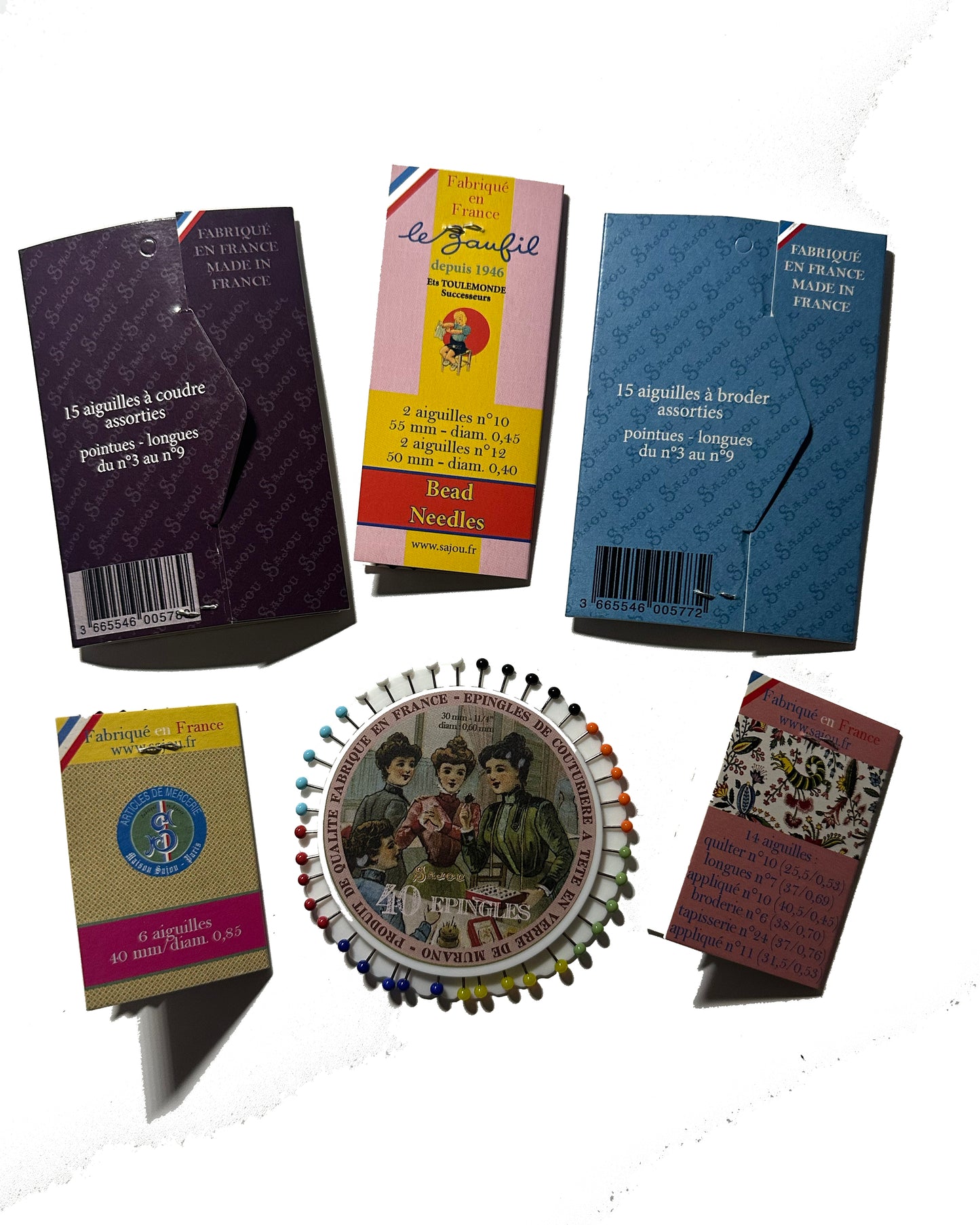 Wallet with Scissors, Needles, Pins and More!