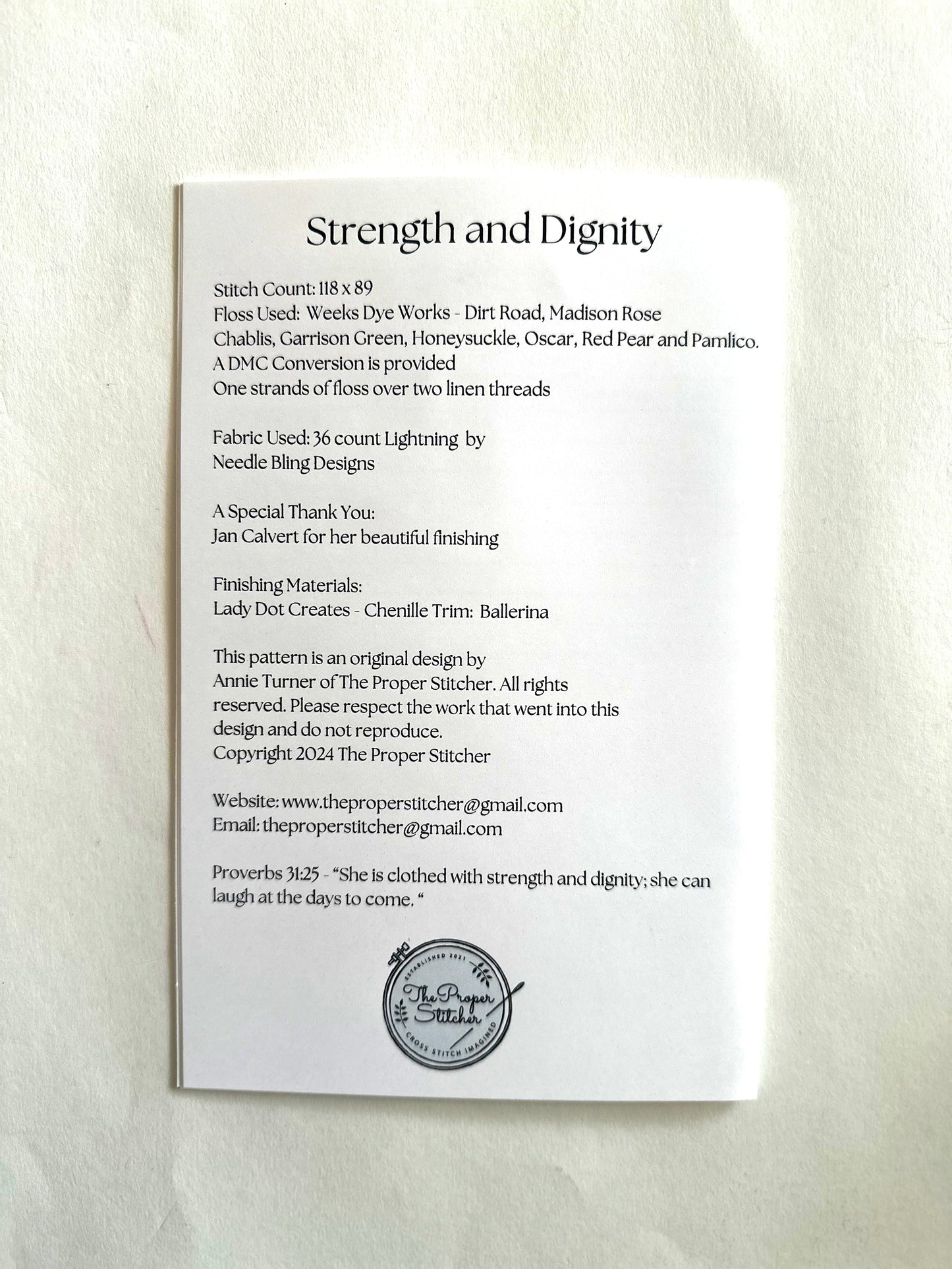 Strength & Dignity